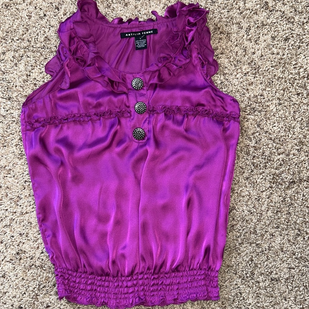 Antilia Femme Fuchsia Blouse